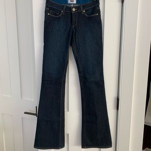 Paige Skyline Boot Dark Wash Bootcut Jeans 25